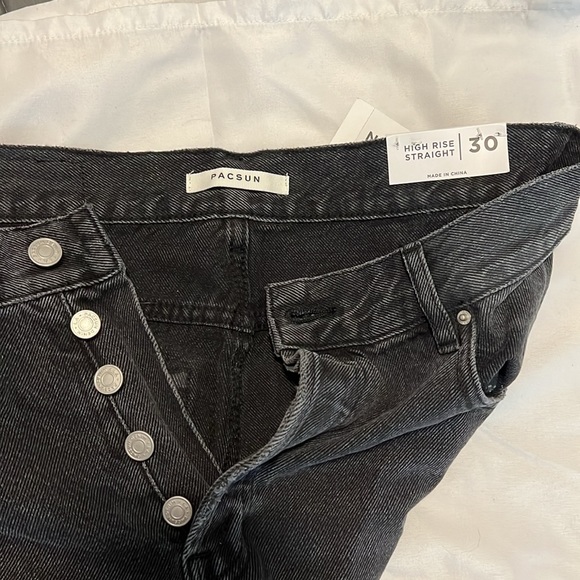 PacSun high rise straight jeans - Picture 3 of 5
